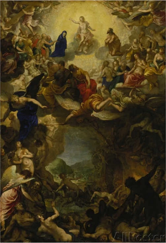 II - La Galleria di Cornelis van der Geest, Rubenshuis, Anversa, opera di Hans Rottenhammer, Il giudizio universale